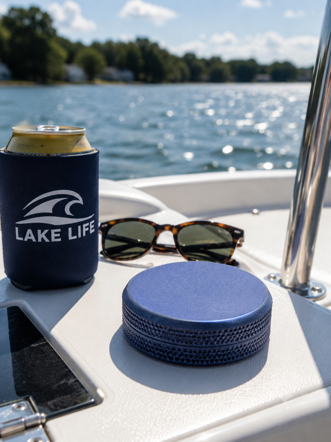 On the water
